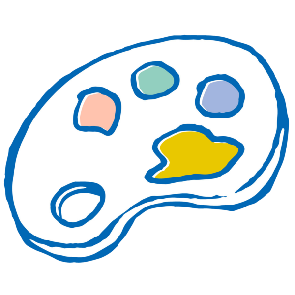 パレットのイラスト
