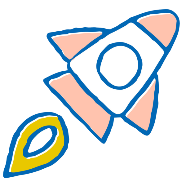 ロケットのイラスト