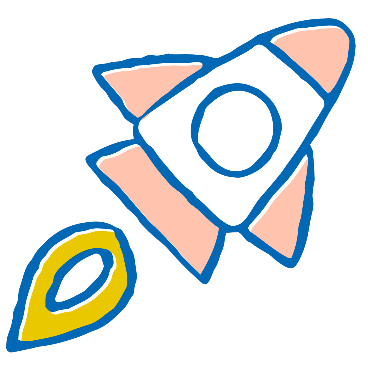 ロケットのイラスト